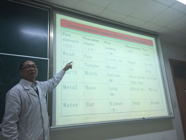 国际教育学院为留学生举办中医保健知识讲座